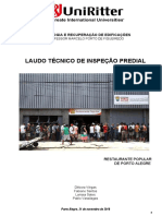 Laudo Técnico de Inspeção Predial