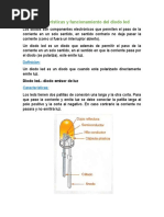 Partes y Funcionamiento del Diodo LED | PDF | Diodo emisor de luz | Diodo