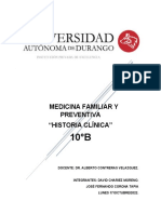 Historia Clínica PX 61 Años