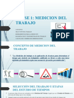 Correo electrónico:CLASE 1 MEDICION DEL TRABAJO