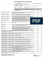 Calificaciones Inicial Primero