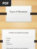 Types of Mountains