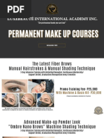 Luxebeaute International Academy Inc. Permanent Make Up Courses