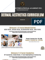 Luxebeaute International Academy Inc. Dermal Aesthetics Curriculum