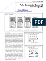 Fluke 92b Specifications Spec Sheet