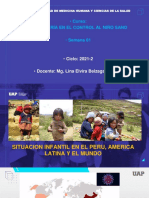 S1-Situación Infantil en El Perú América y El Mundo