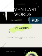 7 Last Words