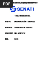 Entregable 1: Desarrollo Humano Senati 2025 | PDF | Liderazgo | Mente