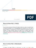 Unidad I - Introducción A Oracle - ParteII