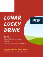 Lunar New Year Boba Tea Promo Buy 1 Large Get 1 Medium Free
