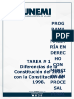 Tarea 1. Maestria en Derecho Con Mencion de Derrecho Procesal Penal UNEMI.