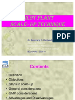 Pilot Scale Up Technique