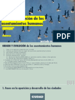 MÓDULO 01 - SESIÓN 03 - CLASE 03 - Origen y Evolución de Los Asentamientos Humanos