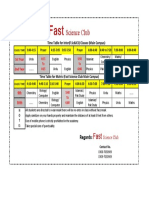 New Time Table