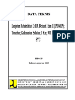 Data Teknis DIR. Belanti I Dan II IPDMIP