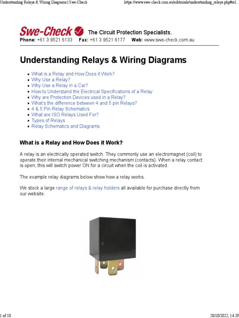 Relays Explained KALOO PDF Relay Switch