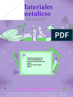 Presentacion de Los Materiales Metalicos