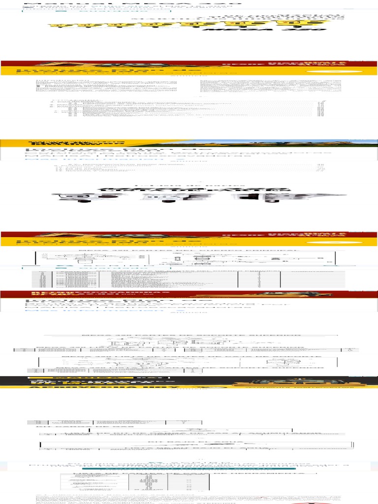 Manual MEGA 320 PDF Riesgo Hidráulica | PDF