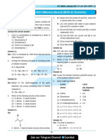 Jee Main 25 Jan Shift 2 Chemistry Memory Based Question Paper With