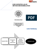 Analisis Kapasitas Jalan Vissim by Ocky Pribadi