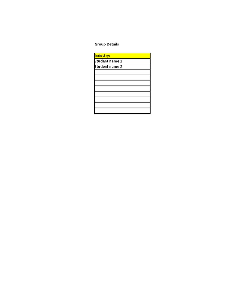 Assignment Blank Templates | PDF | Market (Economics) | Business