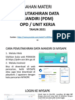 Bahan Materi PDM Unit Kerja