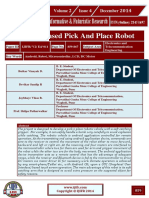 Android Based Pick and Place Robot: International Journal of Informative & Futuristic Research