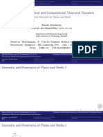 Finite Elements For Plates and Shells