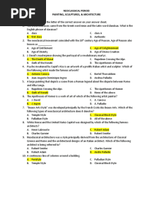 Quiz Arts 9 3RD Quarter