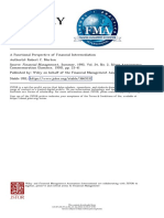 A Functional Perspective of Financial Intermediation Robert C. Merton