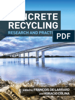 Concrete Recycling - Research and Practice