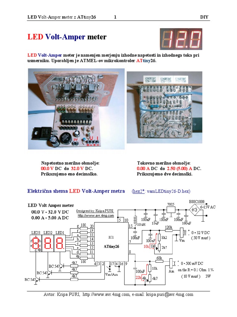 VAmeter LED | PDF