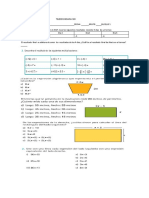 Exàmen de Matematicas Ii Blok 1