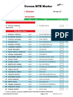 Verona MTB International 2023 - Entry List Amatori