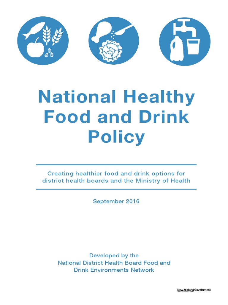 National Healthy Food and Drink Policy PDF Whole Grain Healthy Diet