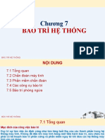 Chuong 7 - Bảo Trì Hệ Thống