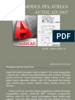 Modul Pelatihan Autocad 2007 Hari Saptu 22-10-2022