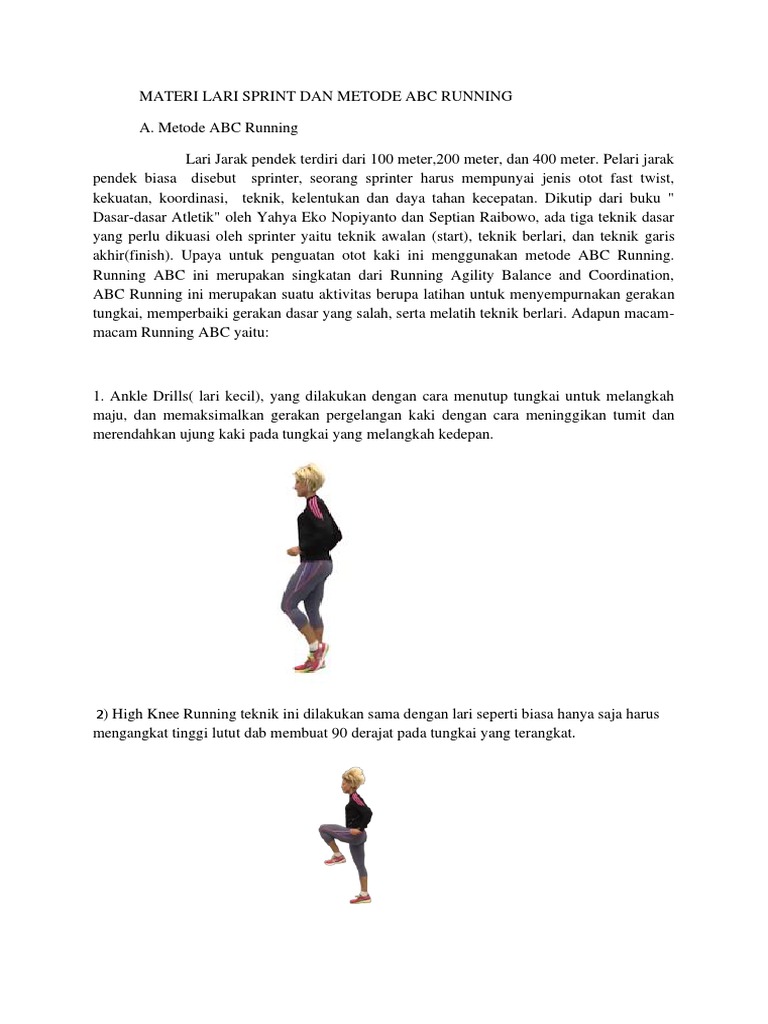 Latihan ABC Running untuk Sprinter | PDF