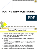 Positive Behaviour Training (PBT) - Rev2