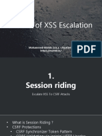 The Art of Xss Escalation Paper (Arabic)