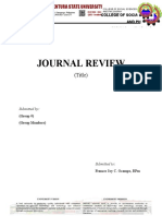 Journal Review Format