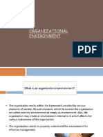 Relationship Between Organization and Its Environment