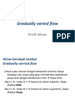 Aliran Berubah Lambat Laun-Profil Aliran