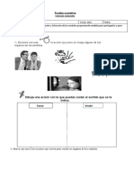 Prueba Ciencias 1ero