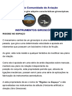 Rigidez no Espaço e Propriedades dos Giroscópios em Instrumentos Aeronáuticos