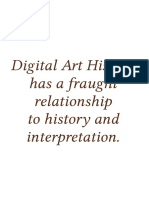 Lectura Opcional Against Digital Art History