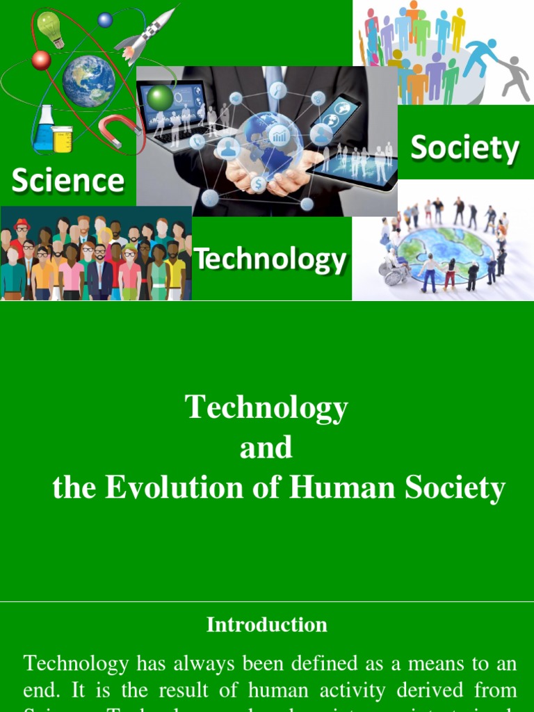 Technology's Role in Society's Evolution | PDF | Gross Domestic Product ...