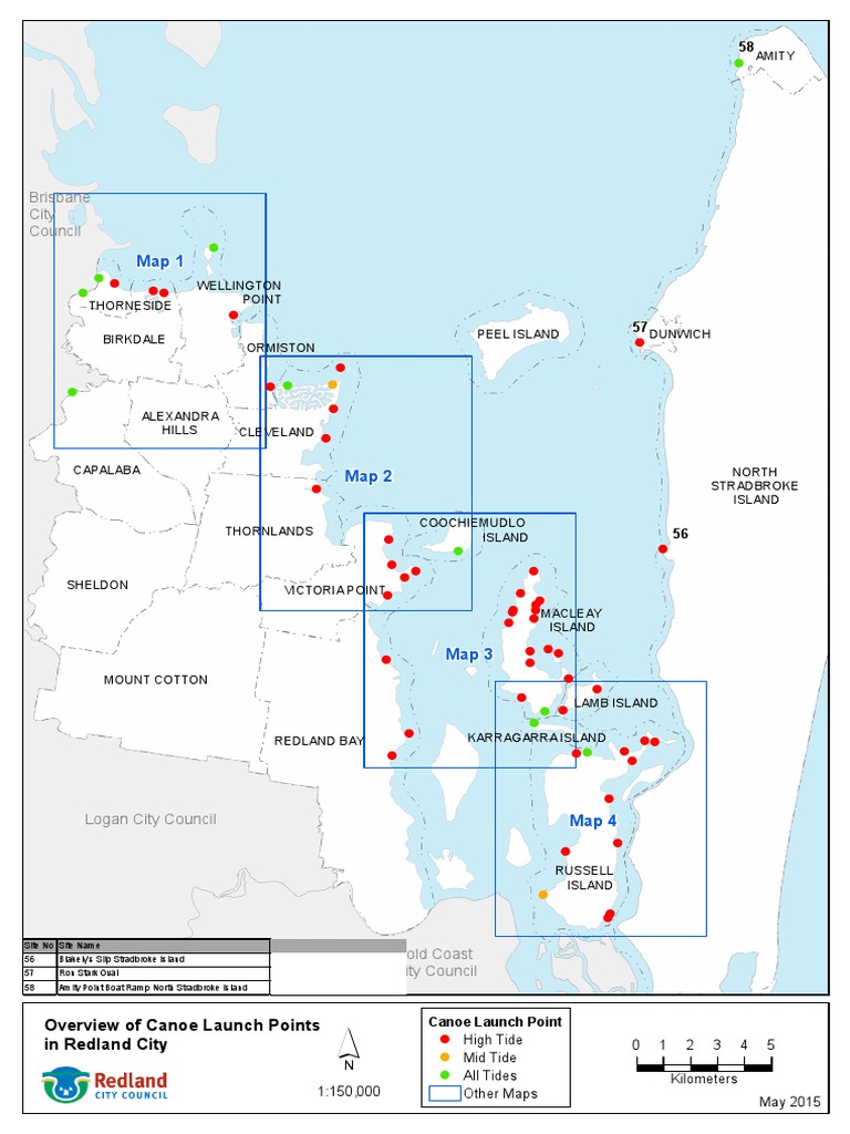 Canoe Launch Points in Redland City | PDF | Coastal Geography | Water