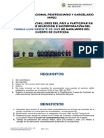 Convocatoria 01 de 2023 - Fechas de Incorporación