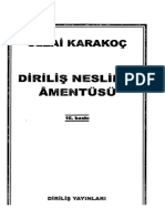 Dirilis Neslinin Amentusu Sezai Karakoc